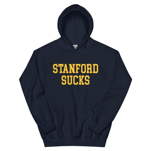 Casual and Comfortable Stanford Sucks Cal Rivalry Hoodie Sweatshirt Sport Shirt