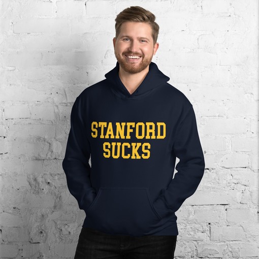 Casual and Comfortable Stanford Sucks Cal Rivalry Hoodie Sweatshirt Sport Shirt - Image 2