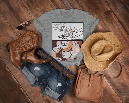 Cat Sheriff Funny Tees, Meowdy Cat Unisex Shirt, Opossums Meme - Image 3
