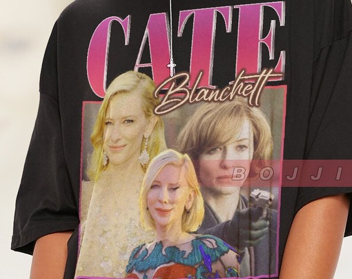 Cate Blanchett Vintage 90s Sweater - Retro Cate Blanchett Shirt - Cate Blanchett Homage Tshirt - Classic Movie T-shirts - Image 2