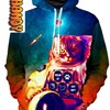 Catstronaut All Over Print Unisex 3D Hoodie
