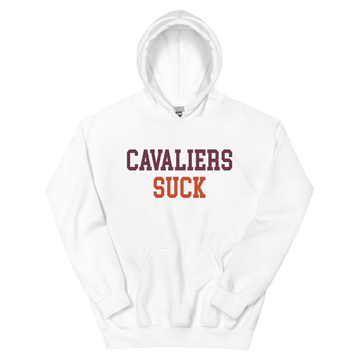 Cavaliers Suck Virginia Tech Rivalry Hoodie Sweatshirt - NCAA Sport Shirt for Fans, Keyword: sport shirts unisex