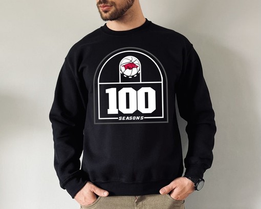Celebrate 100 Years of Arkansas Basketball with This Razorback Crewneck Sweatshirt - Image 4