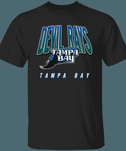 Celebrate Baseball Season with Tampa Bay Devil Rays Retro 90's MLB T-Shirt Sweatshirt Hoodie