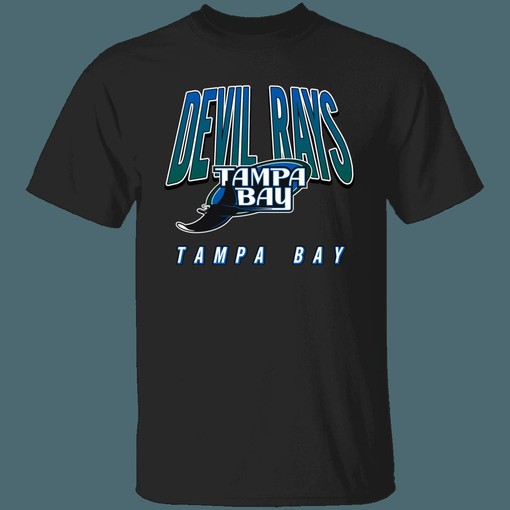 Celebrate Baseball Season with Tampa Bay Devil Rays Retro 90's MLB T-Shirt Sweatshirt Hoodie