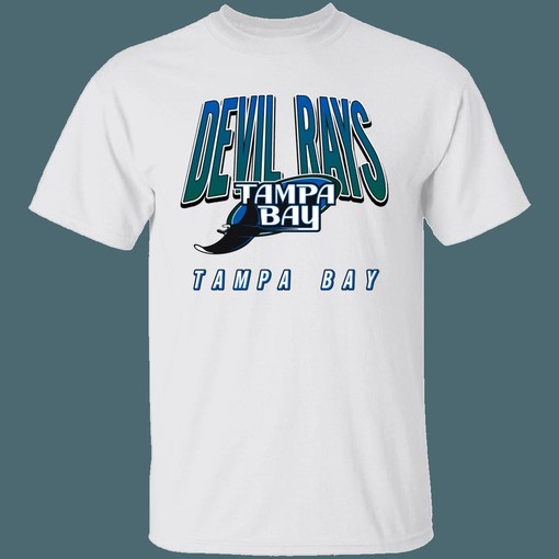 Celebrate Baseball Season with Tampa Bay Devil Rays Retro 90's MLB T-Shirt Sweatshirt Hoodie - Image 2