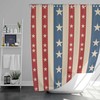 Celebrate Independence Day with Patriotic USA Flag Shower Curtain, Home and Bath Accessories