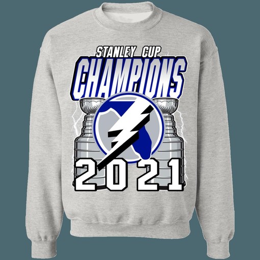 Celebrate Stanley Cup Success with Tampa Bay Lightning 2021 Champions NHL Sweatshirt Hoodie T-Shirt - Image 4