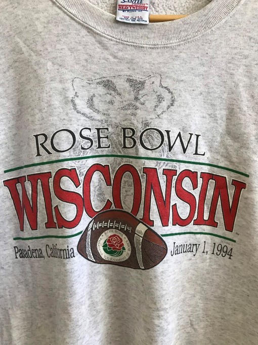 Celebrate the 1994 Rose Bowl with Wisconsin Badgers Vintage Style Sweatshirt Bundle, NCAA lovers - Image 2