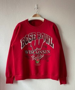 Celebrate the Badgers' 1994 Rose Bowl Win with a Vintage NCAA Gift Sweatshirt