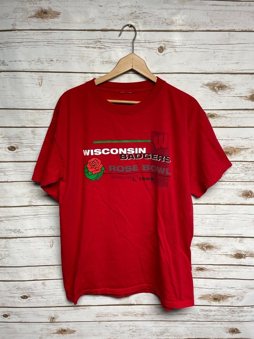Celebrate the Badgers' 1999 Rose Bowl with a Vintage University of Wisconsin Football Tee