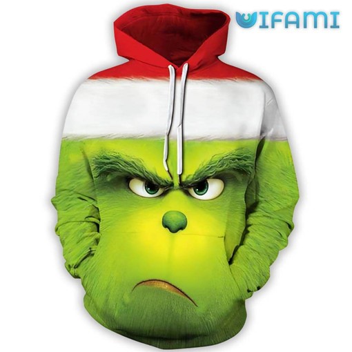 Celebrate the Festive Season with The Grinch Christmas Unisex All Over Print 3D Hoodie