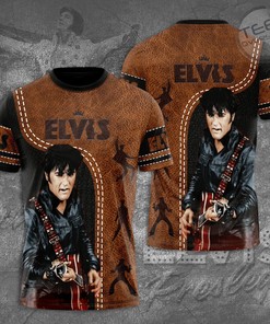 Celebrate the King with Custom Vintage Elvis Presley All Over Print Hoodie 3D