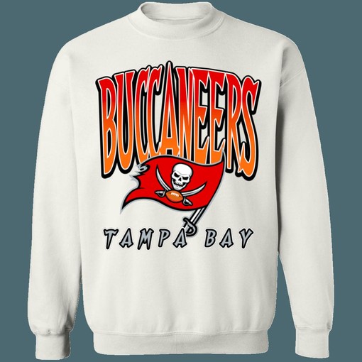 Celebrate the Legacy of Tampa Bay Buccaneers with this Retro NFL American Football Lover Sweatshirt Hoodie - Image 2
