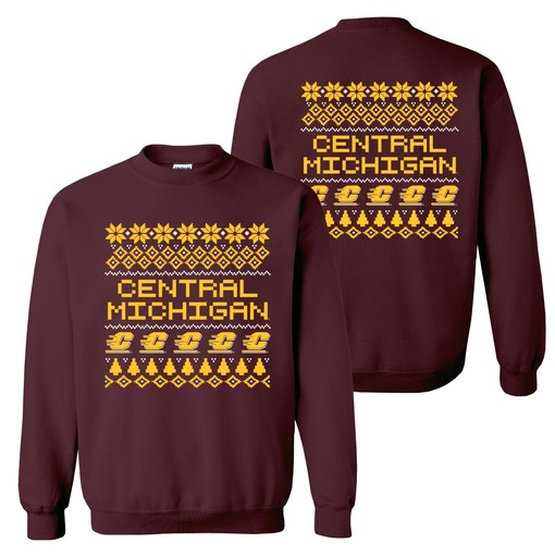 Central Michigan Chippewas Holiday Shirt Sweatshirt Hoodie for College Shirts Fans