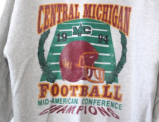 Central Michigan University Football Sweatshirt, Retro NCAA Shirts for Men and College Shirts for Women - Image 2
