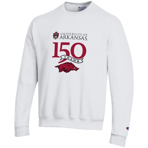 Champion Arkansas Razorbacks 150Th Anniversary Pullover Sweatshirt - Hogs Shirt Gifts for Razorbacks Lovers - Image 2