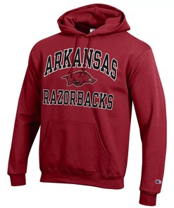 Champion Cardinal Arkansas Razorbacks High Motor Pullover Hoodie - Hogs Shirt Gifts for Razorbacks Lovers