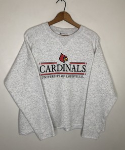 Champion Louisville Cardinals Women's Crewneck Sweatshirt - NCAA Shirts for Fans