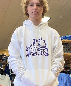 Champion Tcu Horned Frogs Mens Big Tcu Shirt Sweatshirt Hoodie, Vintage Ncaa Fans, Tcu Student Gifts