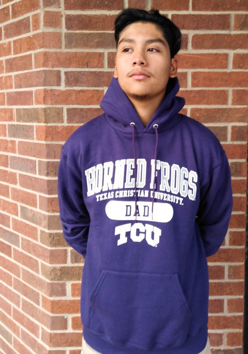 Champion Tcu Horned Frogs Mens Dad Pill Long Sleeve Hoodie Tcu Shirt Sweatshirt, Gifts For Ncaa Fans, Tcu Student Gifts