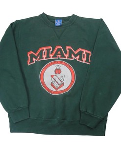 Champion University Miami Graphic: Stylish American Football Apparel for Sports Fans