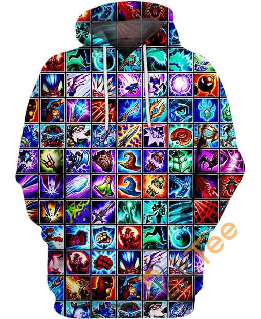 Champions Iconic League Of Legends All Over Print 3D Hoodie