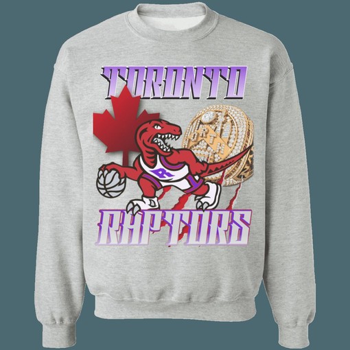 Championship Vintage NBA Sweatshirt Hoodie Shirt for Toronto Raptors Fans - Image 2