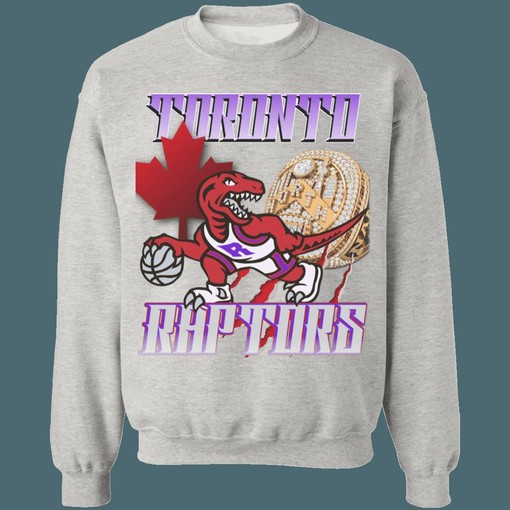 Championship Vintage NBA Sweatshirt Hoodie Shirt for Toronto Raptors Fans - Image 3