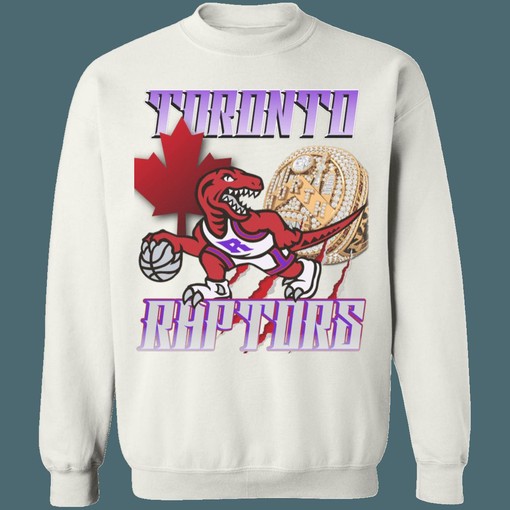 Championship Vintage NBA Sweatshirt Hoodie Shirt for Toronto Raptors Fans - Image 4