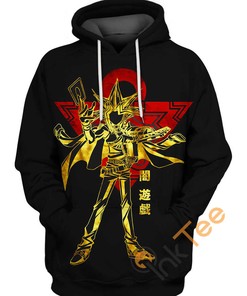 Channel Your Inner Duelist with Yugi Muto from Yu-Gi-Oh! 3D Hoodie