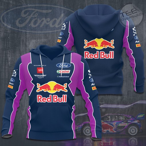 Channel Your Inner Rally Racer with Custom M Sport Ford Rally Team All Over Print Hoodie 3D for NASCAR Fans