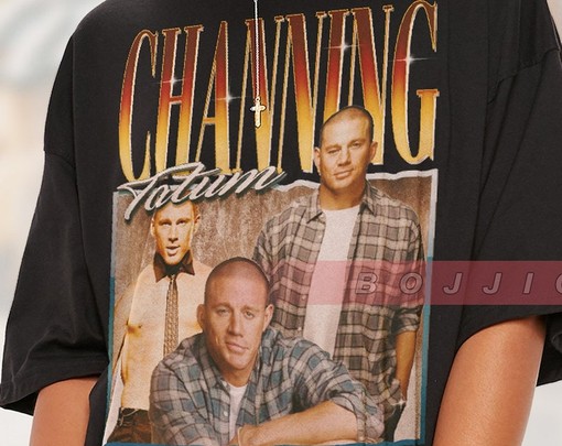 Channing Tatum Retro Sweatshirt, Funny Meme Shirt, Movie Actor Team Tee - Image 4