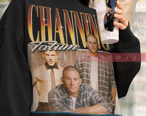 Channing Tatum Vintage Retro Shirt - Channing Tatum Meme Shirt - Channing Tatum Funny Tee - Movie Actor Team JEFF - Image 2