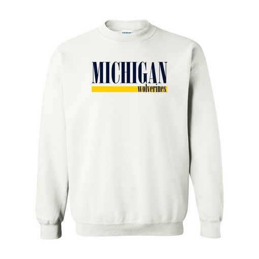 Charge forward with pride in this Michigan Wolverines Football Charge Crewneck Shirt