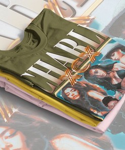 Charli XCX 90s Retro Tee - Boom Clap Fan Merch for Women