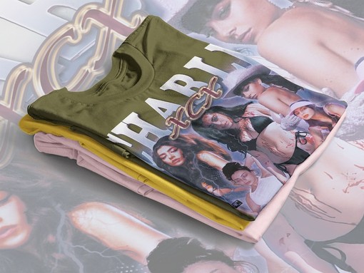 Charli XCX 90s Style Tee - Boom Clap Fan Merch for Men - Image 4