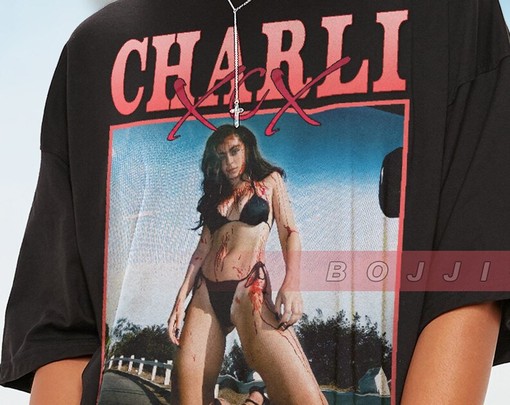 Charli XCX Homage Tee - Vintage Retro T-Shirt for Movie Fans - Image 2