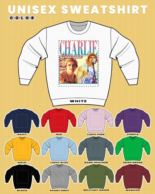 Charlie Gillespie JuIie the Phantoms SweatShirt, Luke Patterson Runt Fantasmas Actor Sweater - Movie Fans Gifts - Image 3