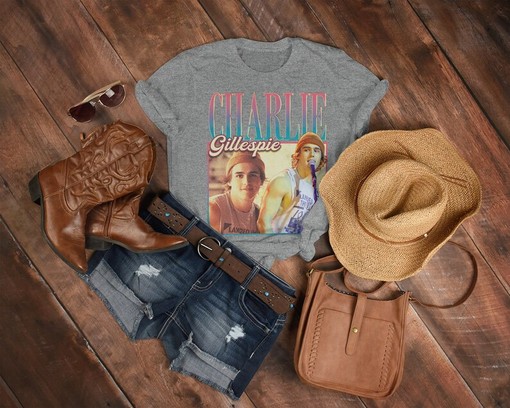 Charlie Gillespie Unisex T Shirt - Julie and the Phantoms Luke Patterson Shirt - Pete Wentz Cameo - Charlie Retro 90s - Image 3