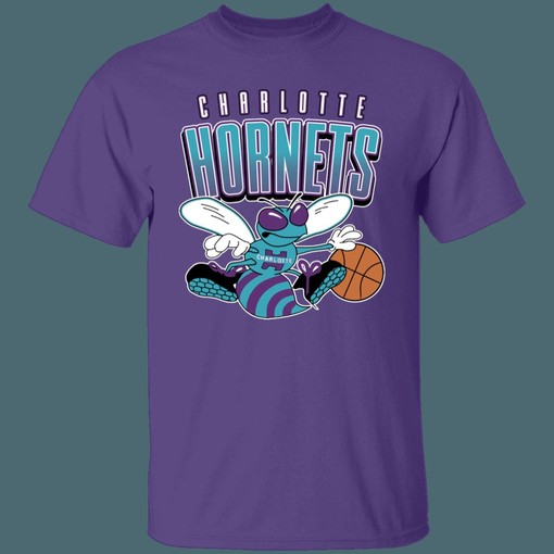 Charlotte Hornets 90's NBA Fan T-Shirt Sweatshirt Hoodie - Retro Look