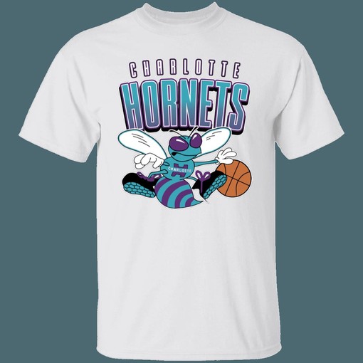 Charlotte Hornets 90's NBA Fan T-Shirt Sweatshirt Hoodie - Retro Look - Image 2