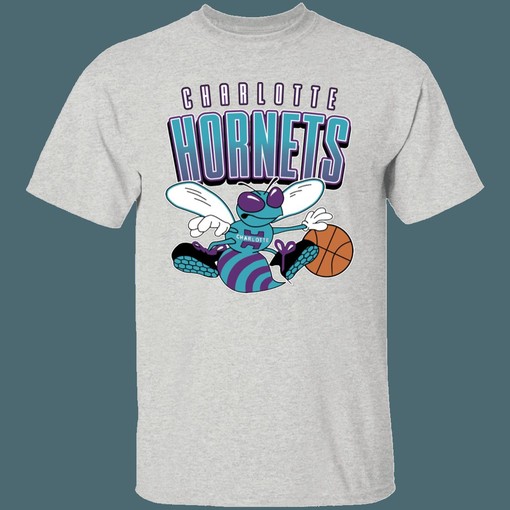 Charlotte Hornets 90's NBA Fan T-Shirt Sweatshirt Hoodie - Retro Look - Image 3