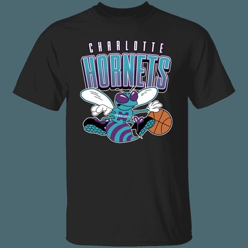 Charlotte Hornets 90's NBA Fan T-Shirt Sweatshirt Hoodie - Retro Look - Image 4