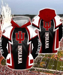 Cheer on Indiana Hoosiers NCAA with Hoosiers Lover 3D Hoodie Featuring Custom All Over Print
