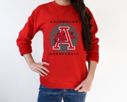Cheer on the Arkansas Razorbacks Basketball Team in Style, NCAA Shirts Women, American University Shirt - Image 3