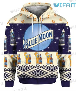 Cheers to Belgian White with Blue Moon Beer All Over Print 3D Hoodie, Perfect Beer Lover Gift