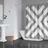 Chevron Design Shower Curtain | Stylish Bohemian Chic Bath Curtain | Bold and Beautiful | Best Shower Curtains