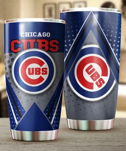 Chic Chicago Cubs UNIQUE Logo MLB Tumbler with a Unique and MLB Design
