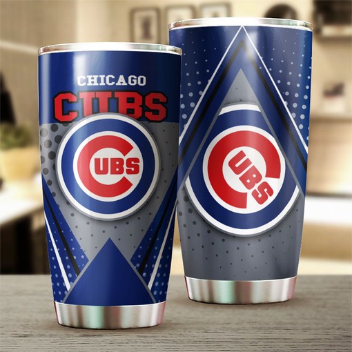 Chic Chicago Cubs UNIQUE Logo MLB Tumbler with a Unique and MLB Design